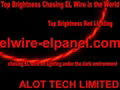 Top Brightness EL Wire Chasing Lighting Moving EL Wire