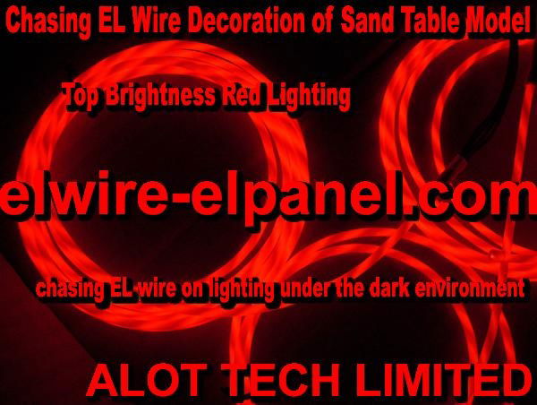 Top Brightness EL Wire Chasing Lighting Moving EL Wire