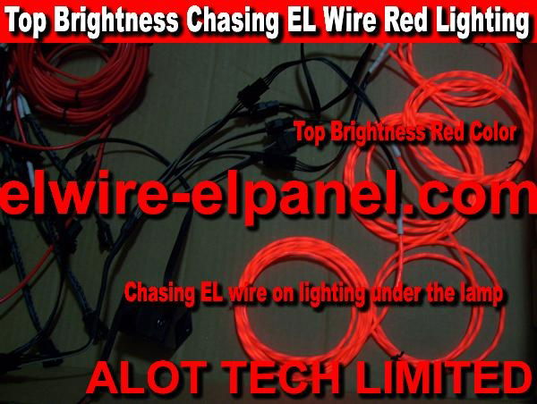 Top Brightness EL Wire Chasing Lighting Moving EL Wire 5