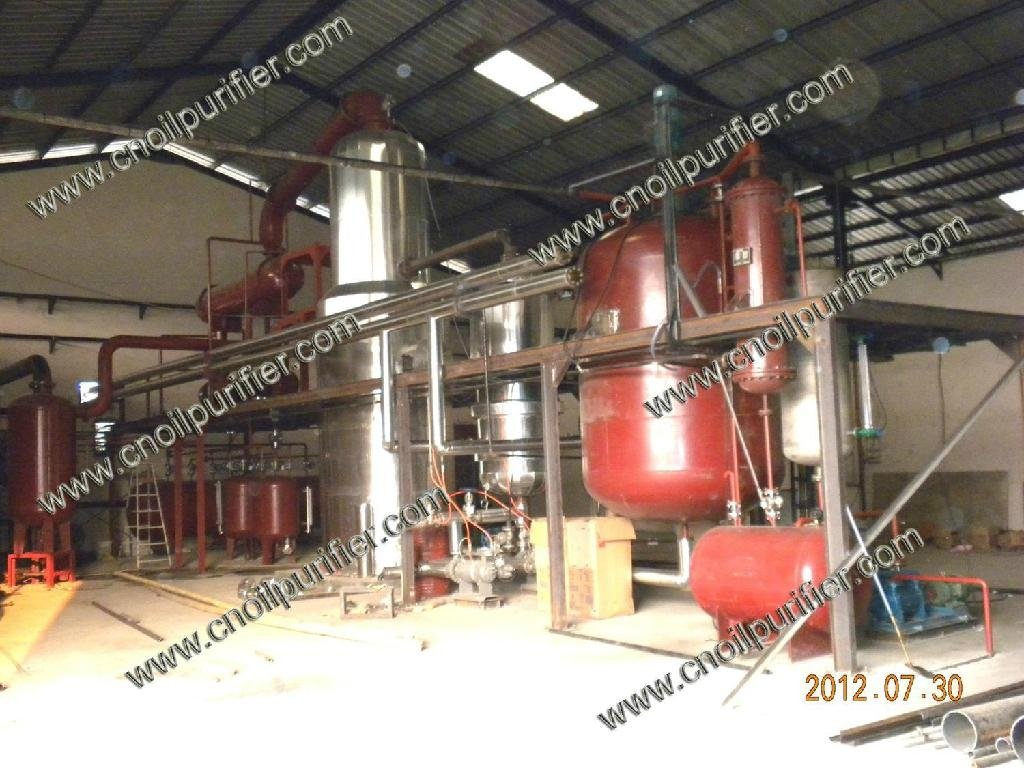 DIR廢潤滑油再生基礎油蒸餾設備 1