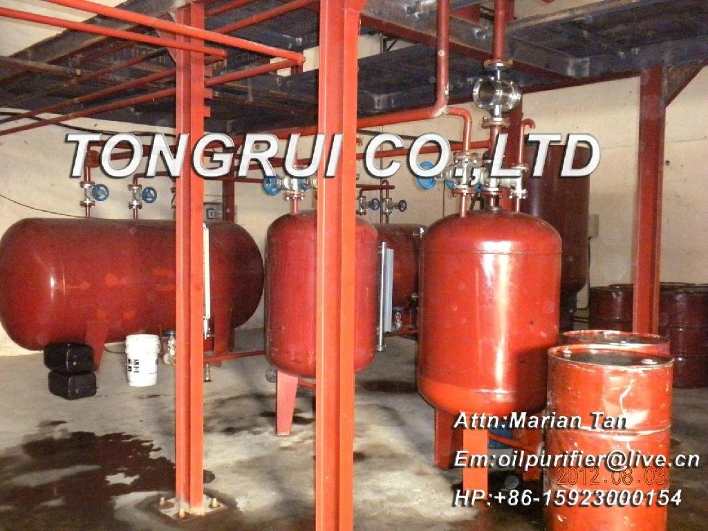 DIR Black Engine Oil Vacuum Distillation and Waste Oil Treatment Equipment 3
