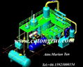 85%-90% High Recovery Rate Used Oil Vacuum Distillation Plant 2