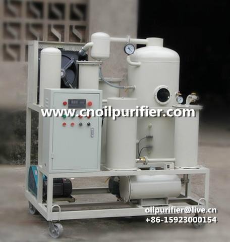 hydraulic oil purifying equipment high precison lube oil machine oil recycling 2
