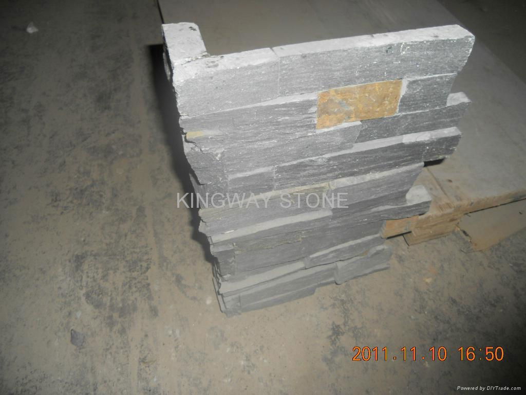 Charcoal grey ledgestone 2