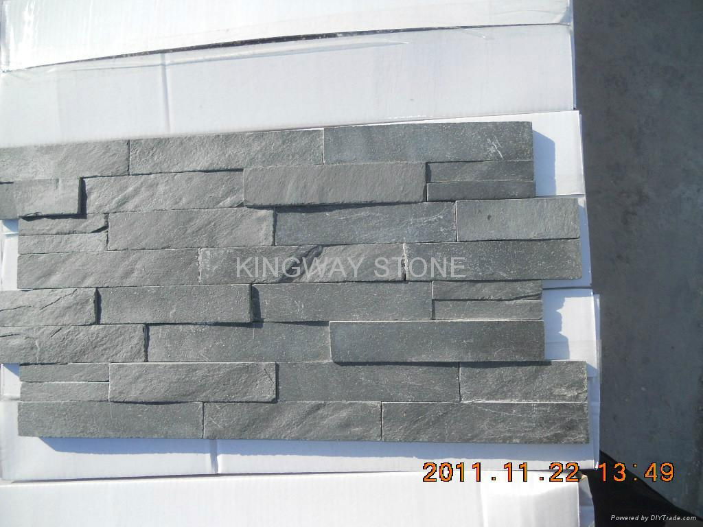 Charcoal grey ledgestone 4