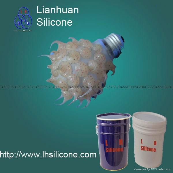 Silicone adhesive for LED light,bulb mold encapsulation use