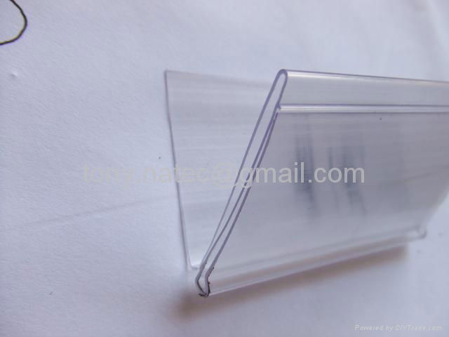 price strip for shelves,extrusion rail, PVC price holder,pvc profiles 3