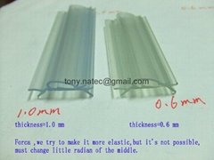plastic PVC Profiles, PVC Price holder,plastic label for supermarket