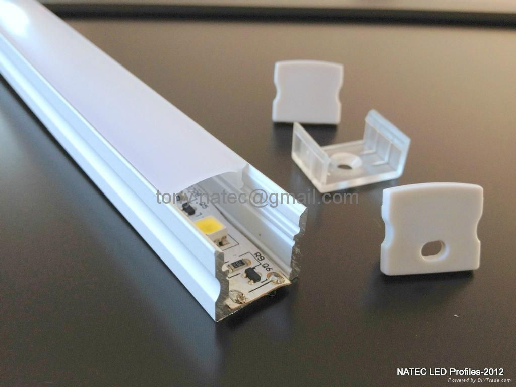 SLIM LINE 15mm profile,led strip profile,Surface mounted linear LED profile 2