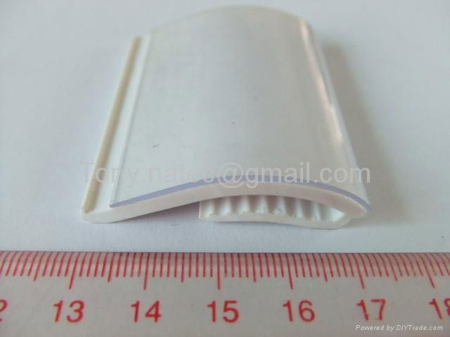 plastic PVC Profiles, PVC Price holder,plastic label for supermarket 3