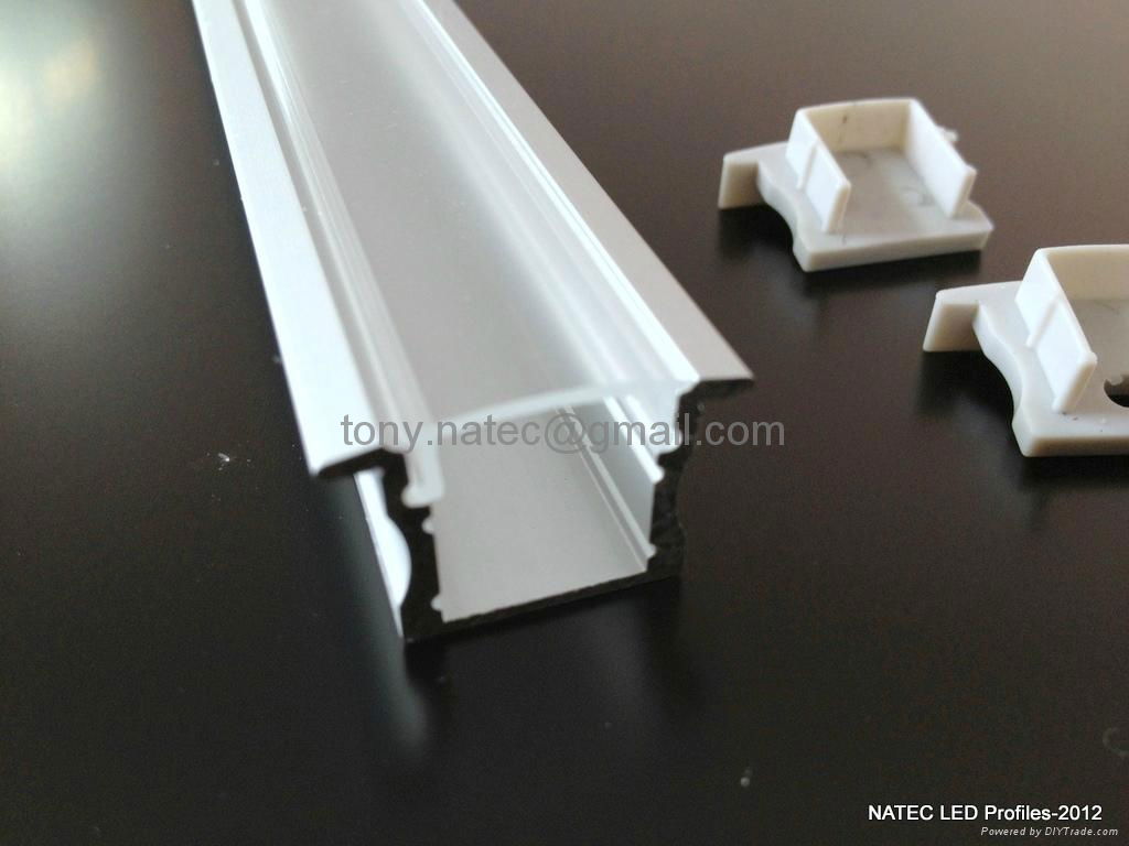 recessed 15mm LED Strip Profile,LED Strip Profile,storage shelves LED profiles 4