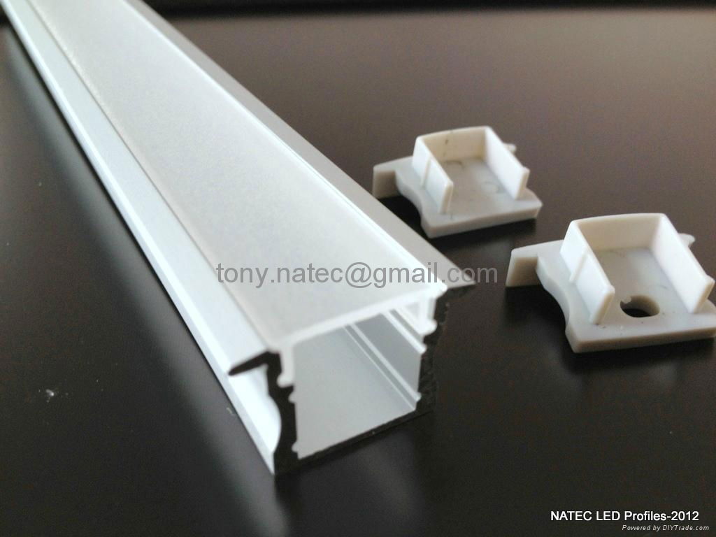 recessed 15mm LED Strip Profile,LED Strip Profile,storage shelves LED profiles 3