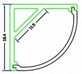 Aluminum LED profile,led frosted diffusor,LED profile,extrusion led profile 1