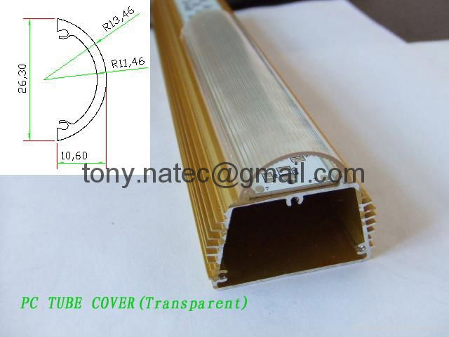 PC clear cover with line, PC transparent cover,pc extrusion profiles