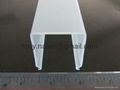 Frosted PMMA extrusion Profiles,LED light diffuser,PMMA diffuser ,PMMA profiles