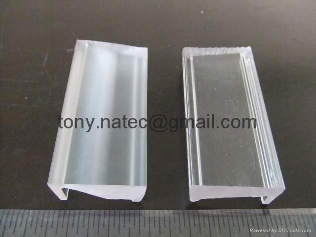 led track cover diffuser,pc extrusion profiles