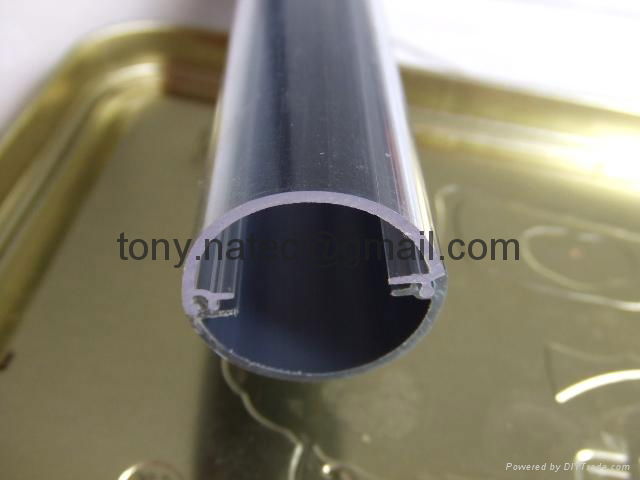 Transparent polycarbonate light cover,PC Lens Cover,LED Extrusions 2