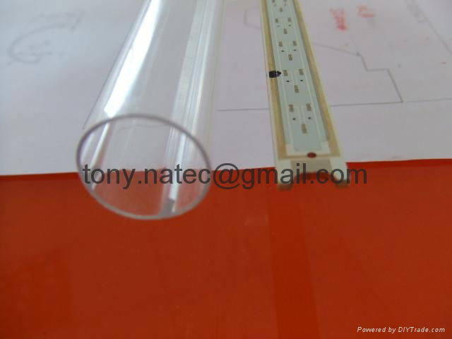 Extrution LED tube,recessed led profile,pc frosted cover 3