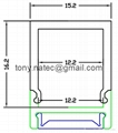 led Wall profiles,led Building Profile,Recessed LED profile,led opal diffuser 1