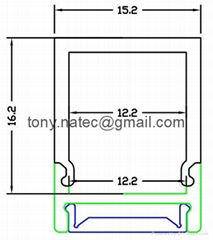 led Wall profiles,led Building Profile,Recessed LED profile,led opal diffuser