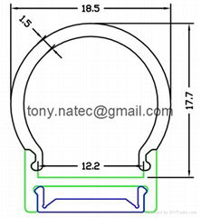 led diffuser cover,pc opal cover,Aluminum led profiles