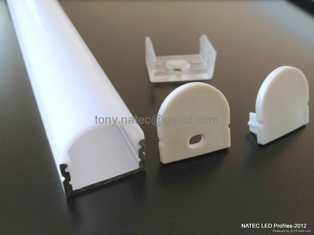 LED Track profiles for ceiling, led system profiles,aluminum extrusion profile 4