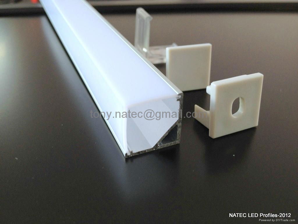 LED corner profiles,Aluminum LED strip Profiles,Alu 45 led profiles 3