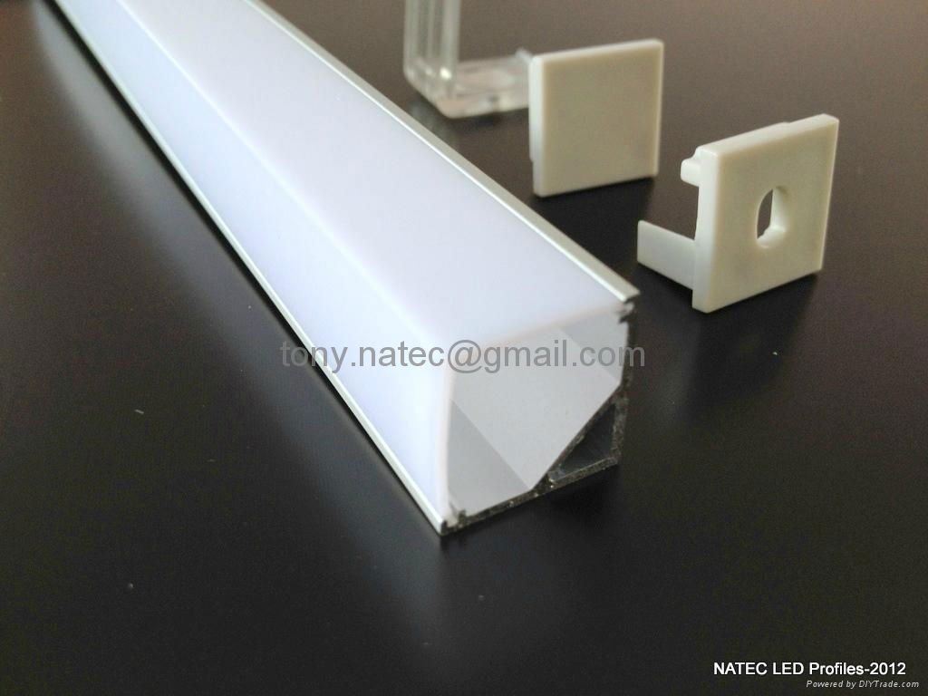 LED corner profiles,Aluminum LED strip Profiles,Alu 45 led profiles 4