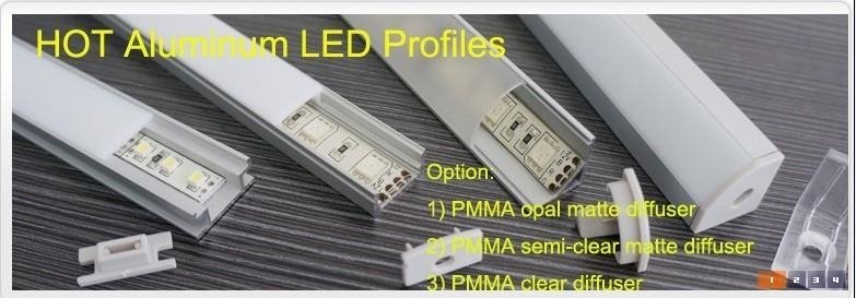LED Aluminum Extrusions, LED Profiles, LED Accessories
