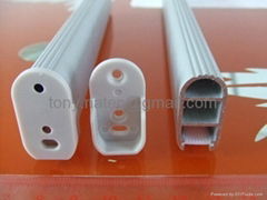 LED closet rod profiles, led  wardrobe profiles, led closet profiles 