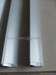 Aluminum LED profiles, Aluminum LED profile with frosted cover 