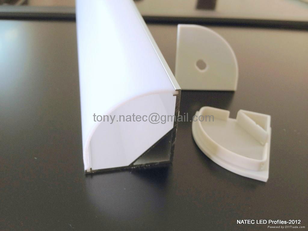 30x30mm led profile, led corner profile for wall solutions 3