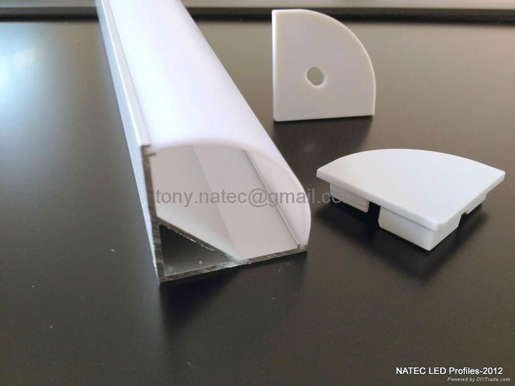 30x30mm led profile, led corner profile for wall solutions 5