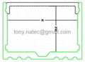 surface Power line 35x25mm for ceiling lighting, CoverLine Aluminium LED Profile