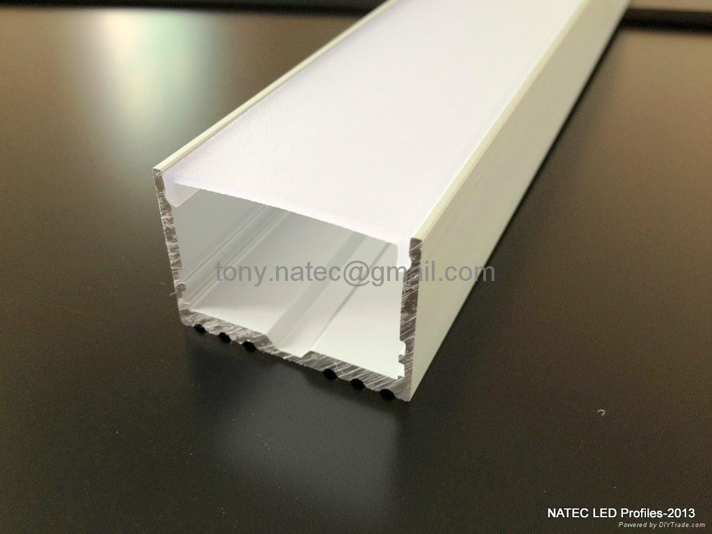 surface Power line 35x25mm for ceiling lighting, CoverLine Aluminium LED Profile 2