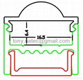 LED Profiles Extrusions, extrusions for LED,led lens profile