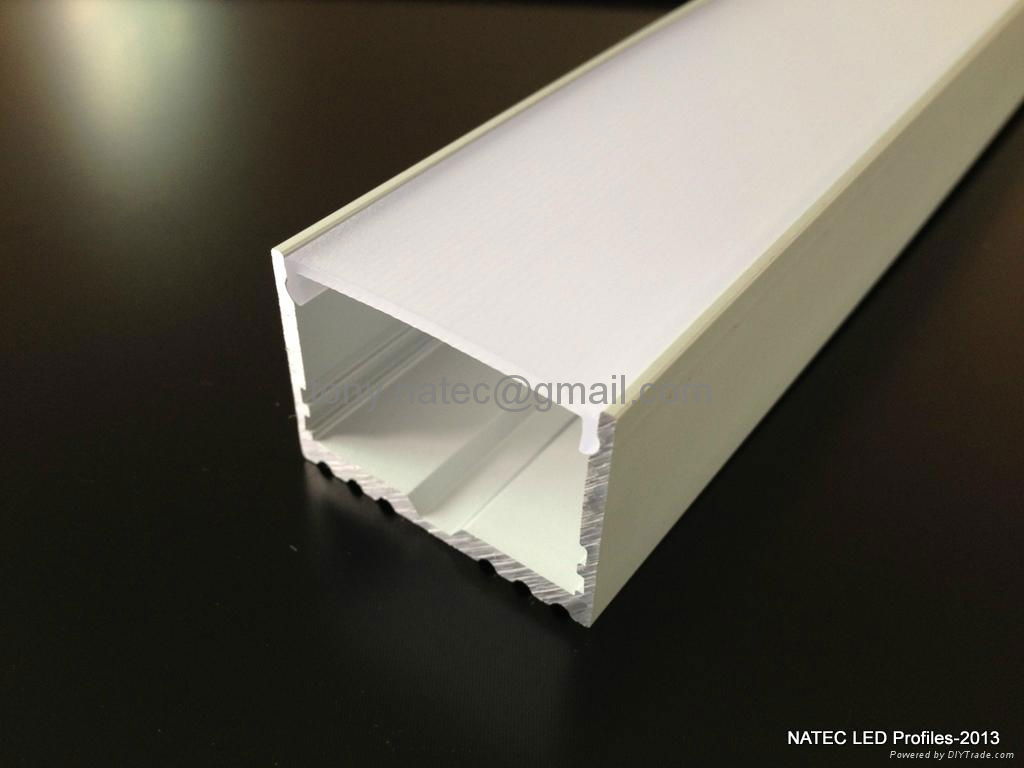 surface Power line 35x25mm for ceiling lighting, CoverLine Aluminium LED Profile 4