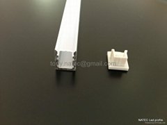 led strip aluminum extrusion, LED profile for shelves