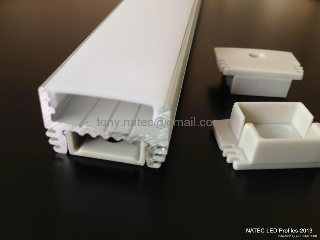 Surface mounting led profile for high power led stip+inner mounting  5