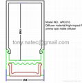  led lighting fixtures,aluminium extrusion profile for ceiling 2