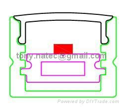 led profile , alluminuim led profi , alu led profile 2