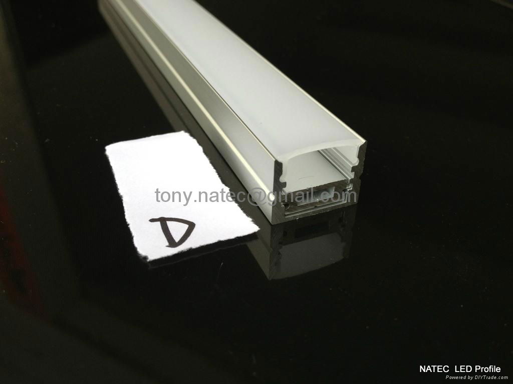 aluminum channel  with clear diffuser ,aluminium system profile