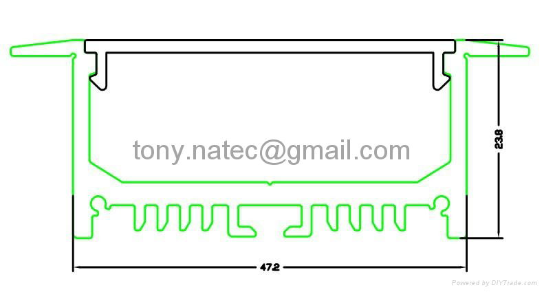 aluminium led profile for ceiling,LED Track profiles 5