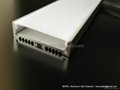 aluminum channel  with frosted diffuser, flat surface led profile