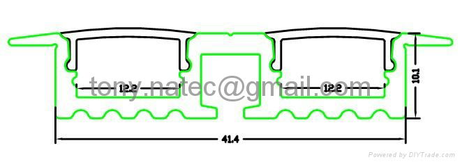 recessed aluminium profile,recessed ceiling light,Track Profile Recessed 5