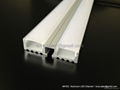 Surface mounting 10mm led profile, linear LED profile with frosted cover 1
