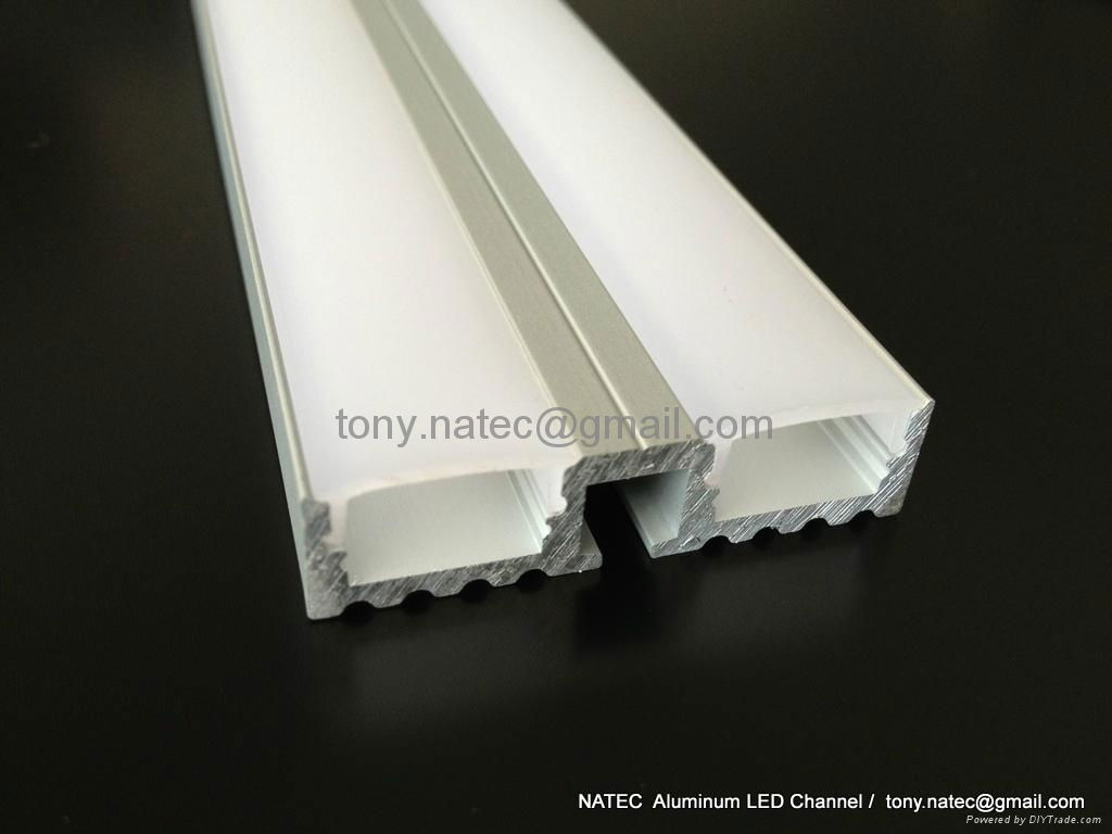 Surface mounting 10mm led profile, linear LED profile with frosted cover 2