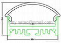 LINEAR LIGHT HOUSING ,ALU profile 4