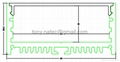 Aluminum Profile for LED strips,big prower led profile