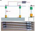 Power Supension System,suspension mounted Aluminum profile,,suspended wires 